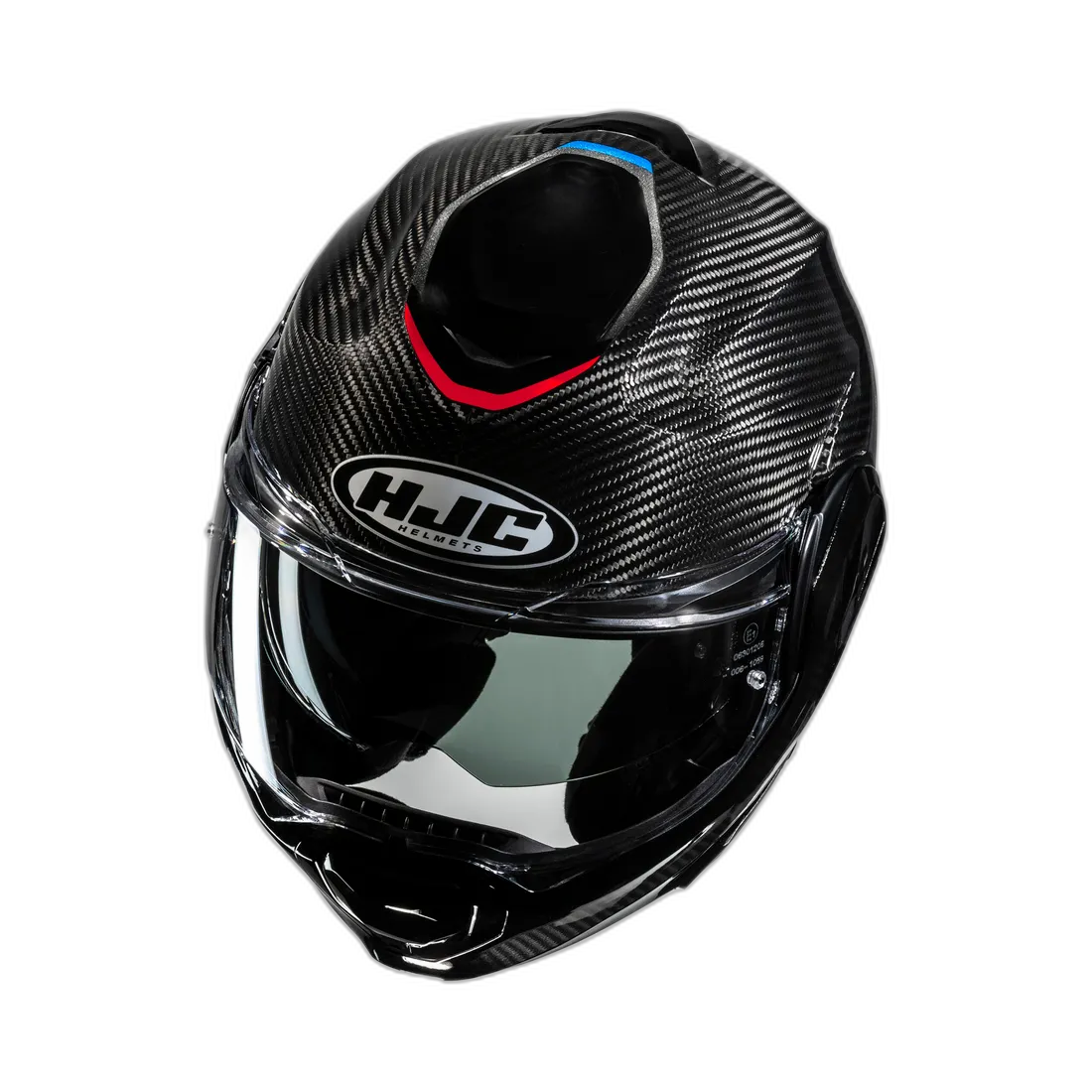 HJC F100 Carbon Stan Zwart Blauw