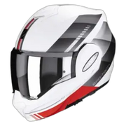 Scorpion Exo-Tech Evo Genre White Mat Silver Red