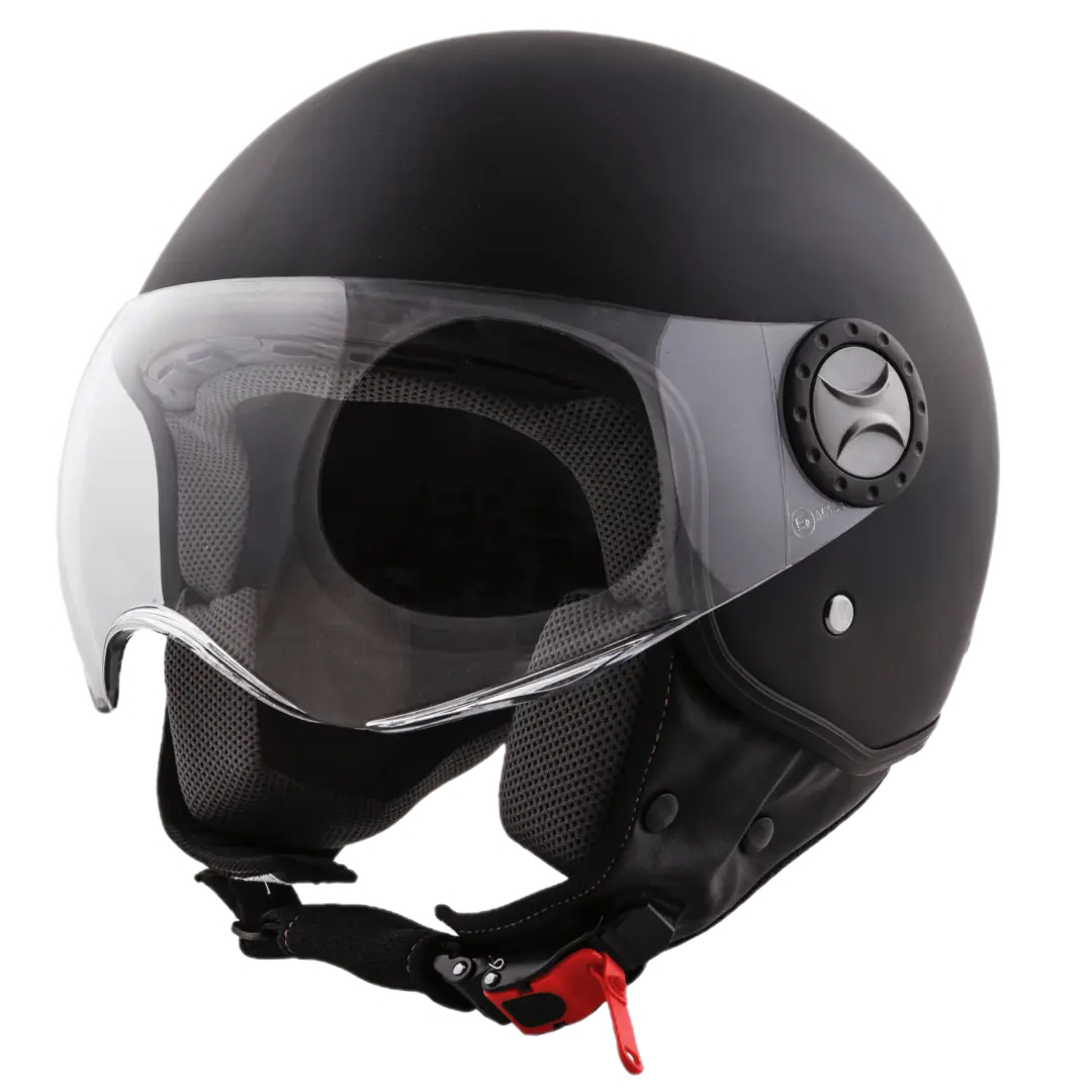 Helm Vito Jet Loreto Mat Zwart