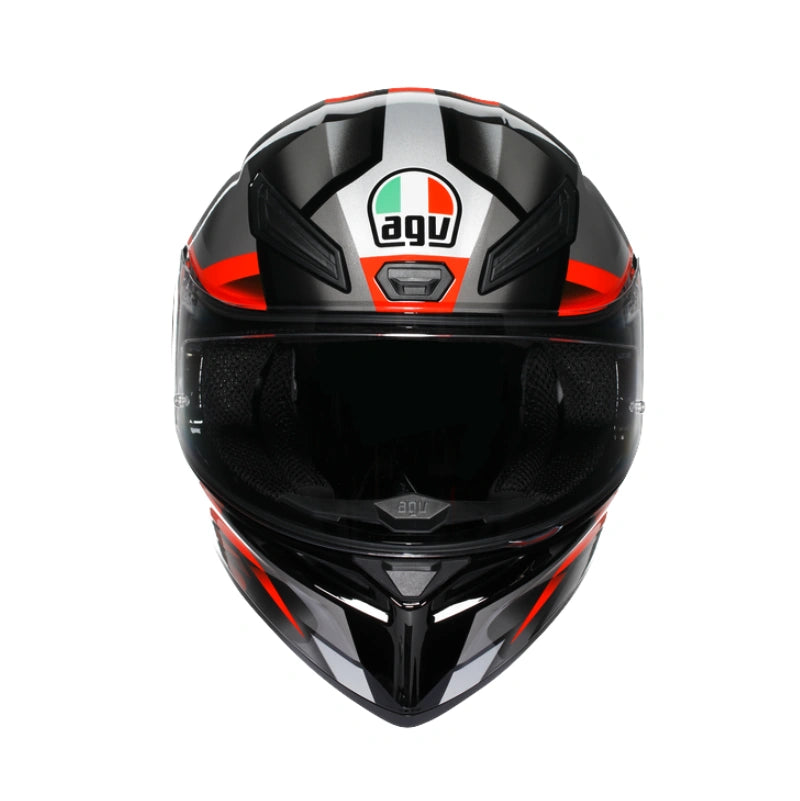 AGV K1 S Fastlap Black Grey Red