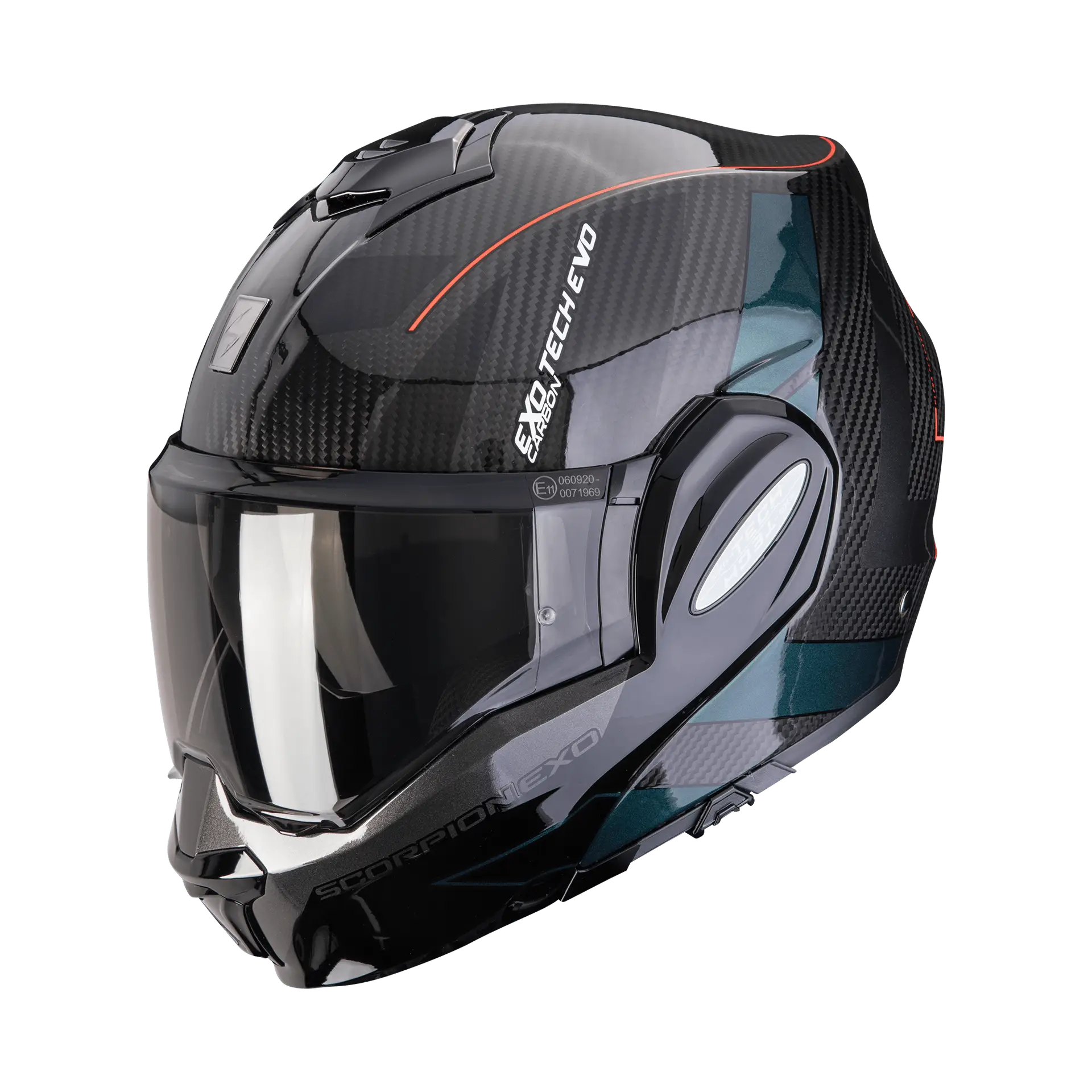 Scorpion Exo-Tech Evo Carbon Cad Black Green