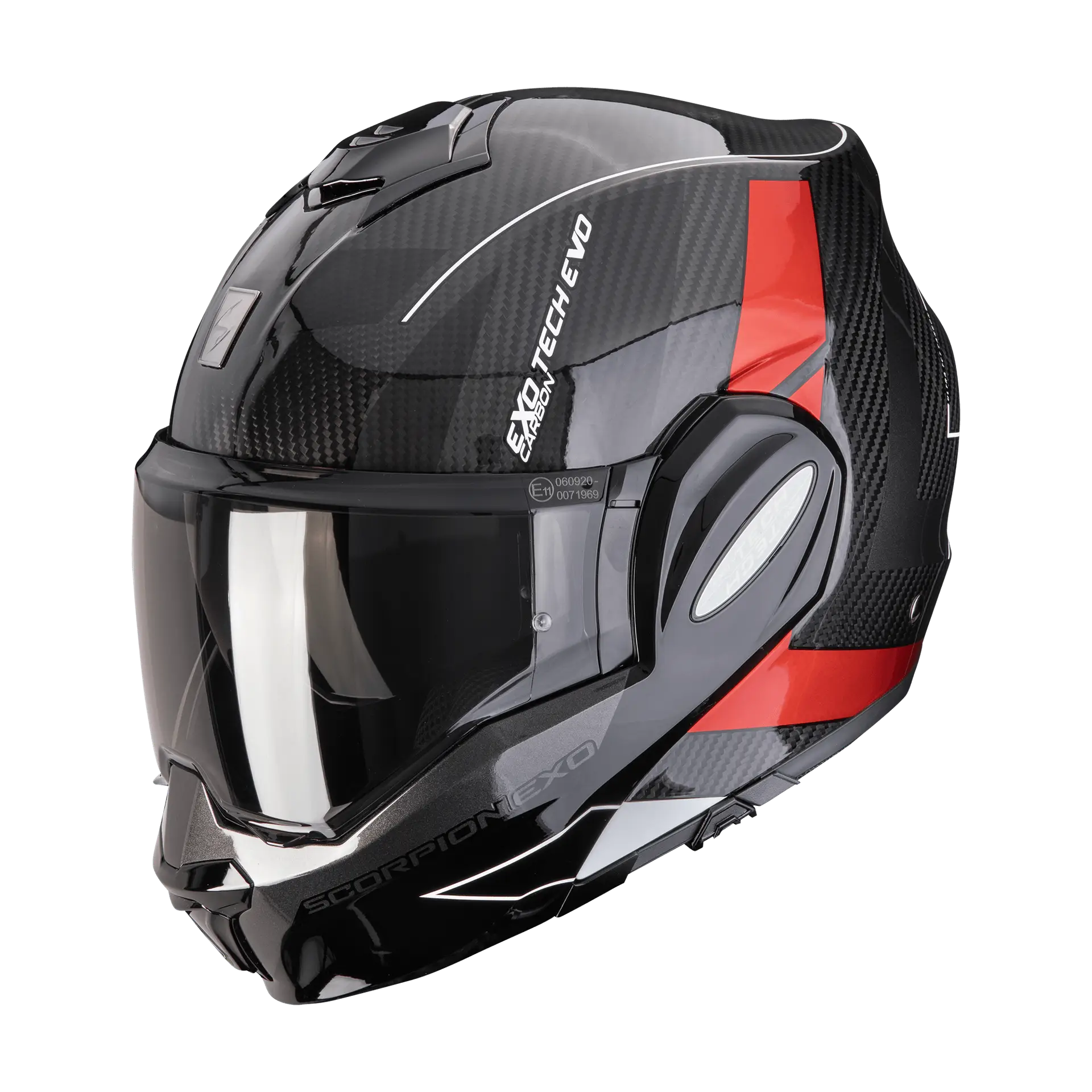 Scorpion Exo-Tech Evo Carbon Cad Black Red