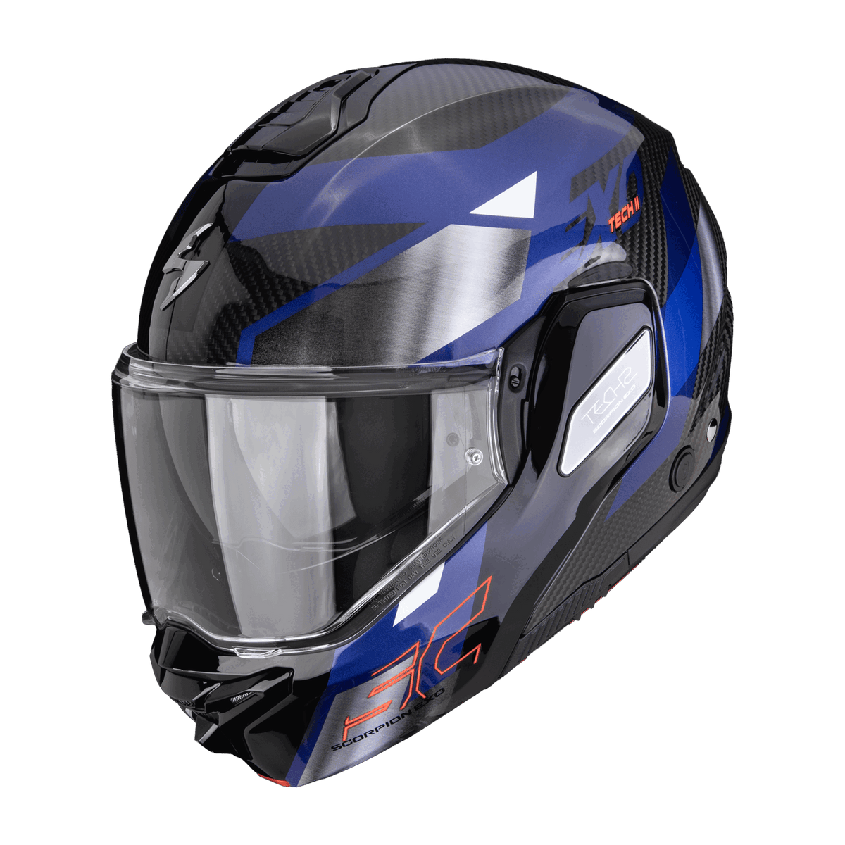 Scorpion EXO-TECH II Carbon DRIFT Black Silver Blue