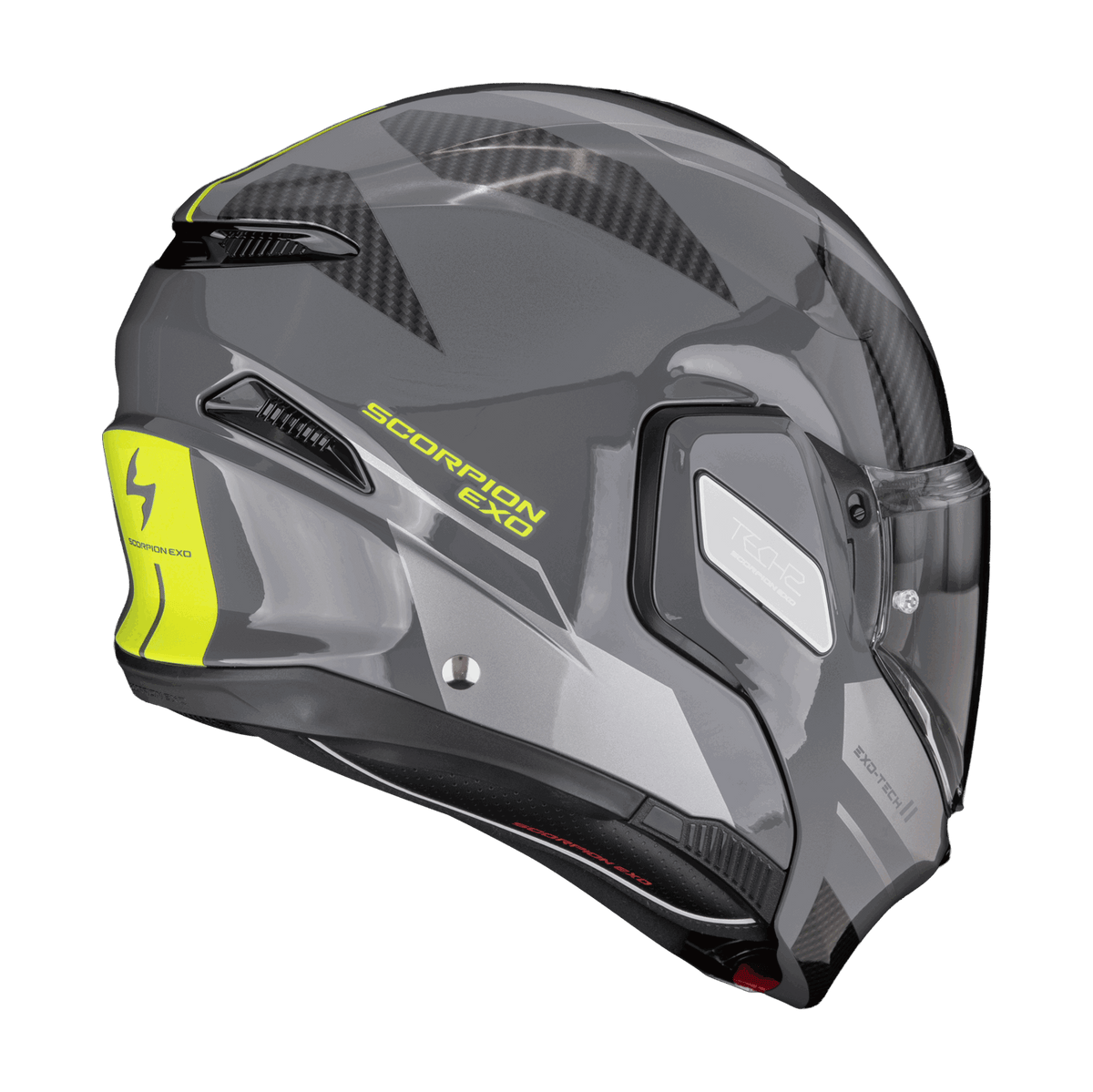 Scorpion EXO-TECH II Void Silver Neon Yellow