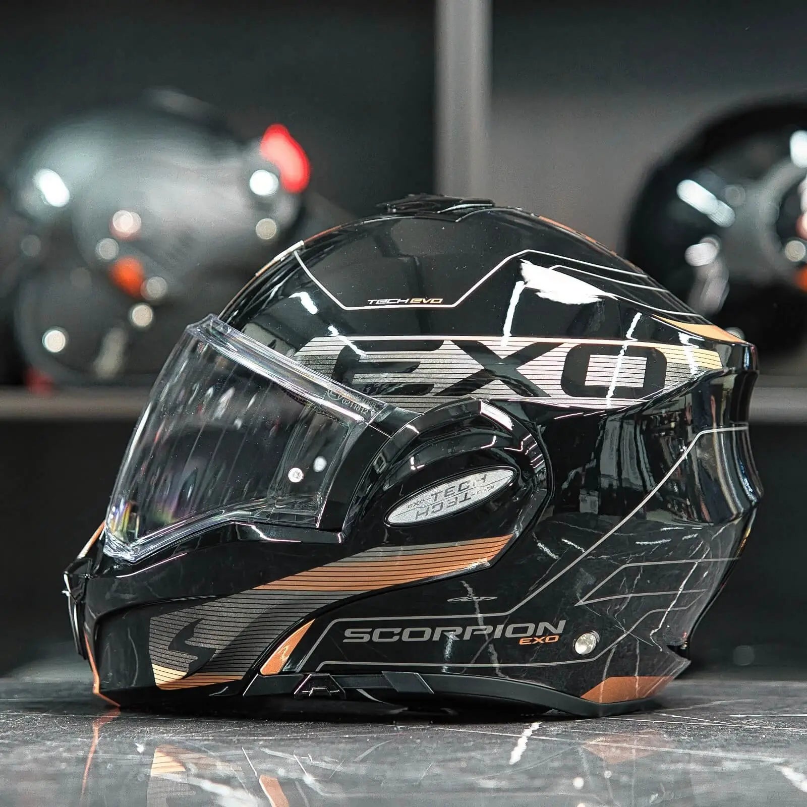 Scorpion Exo-Tech Evo Traveller Black Copper
