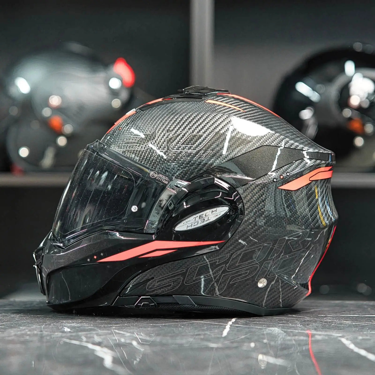 Scorpion Exo-Tech Evo Carbon Rover Black-Red