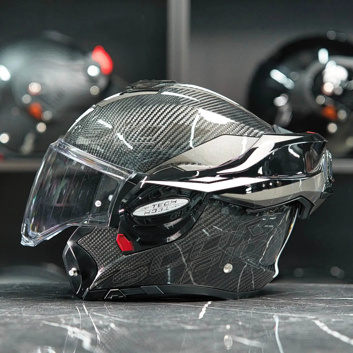 Scorpion Exo-Tech Evo Carbon Rover Black-White
