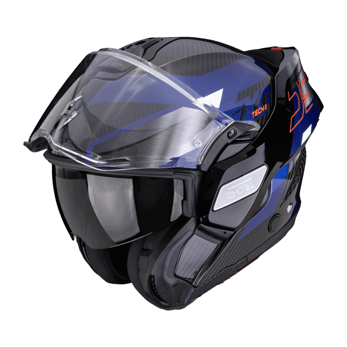 Scorpion EXO-TECH II Carbon DRIFT Black Silver Blue