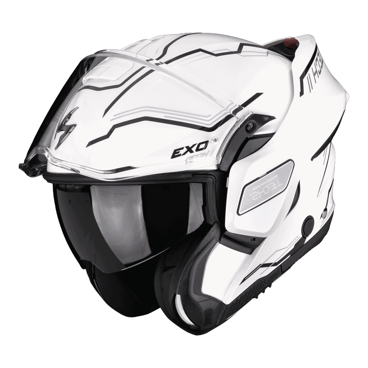 Scorpion EXO-TECH II Dash White Silver Black