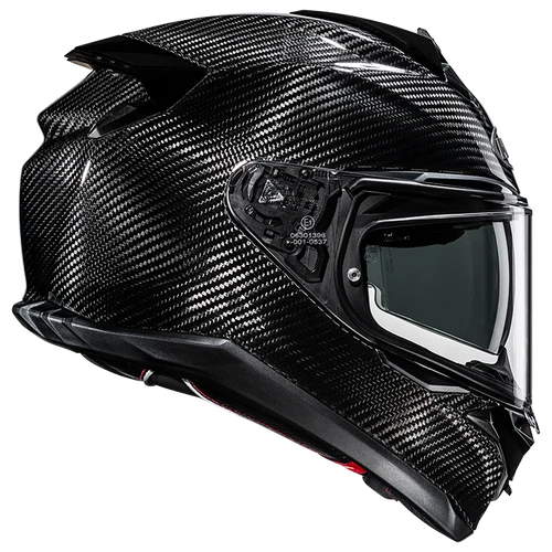 HJC F72 Solid Carbon Glossy Black