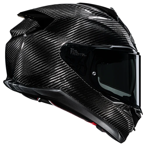 HJC F72 Solid Carbon Glossy Black