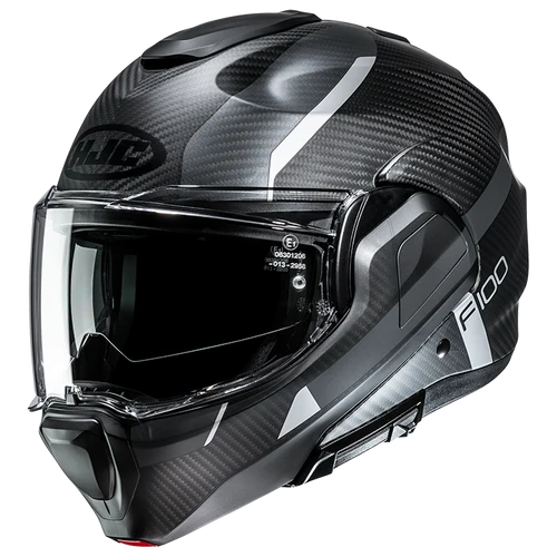 HJC F100 Carbon Askan Zwart Grijs