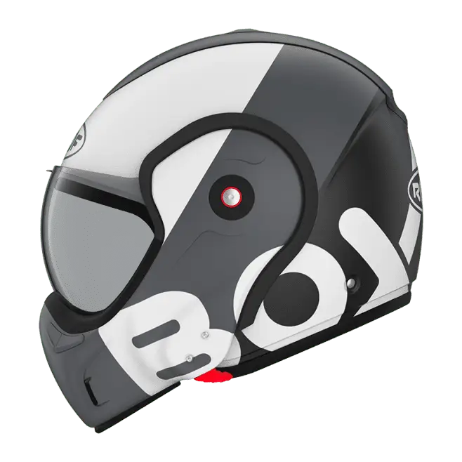 RO9 Boxxer Flag Matt Black - White