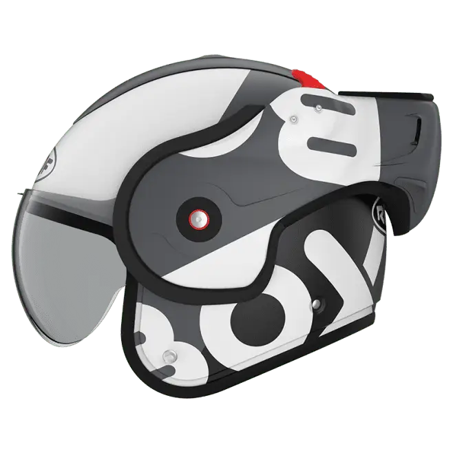 RO9 Boxxer Flag Matt Black - White