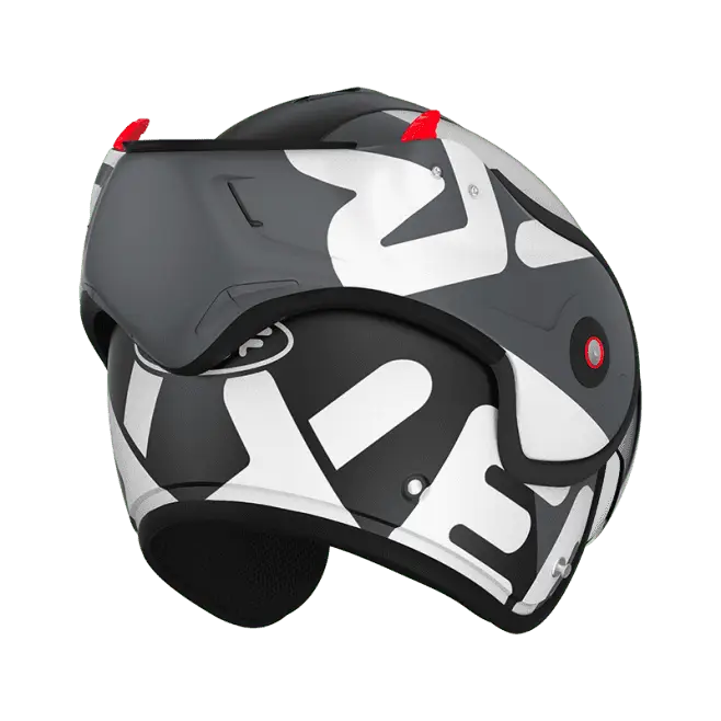 RO9 Boxxer Flag Matt Black - White