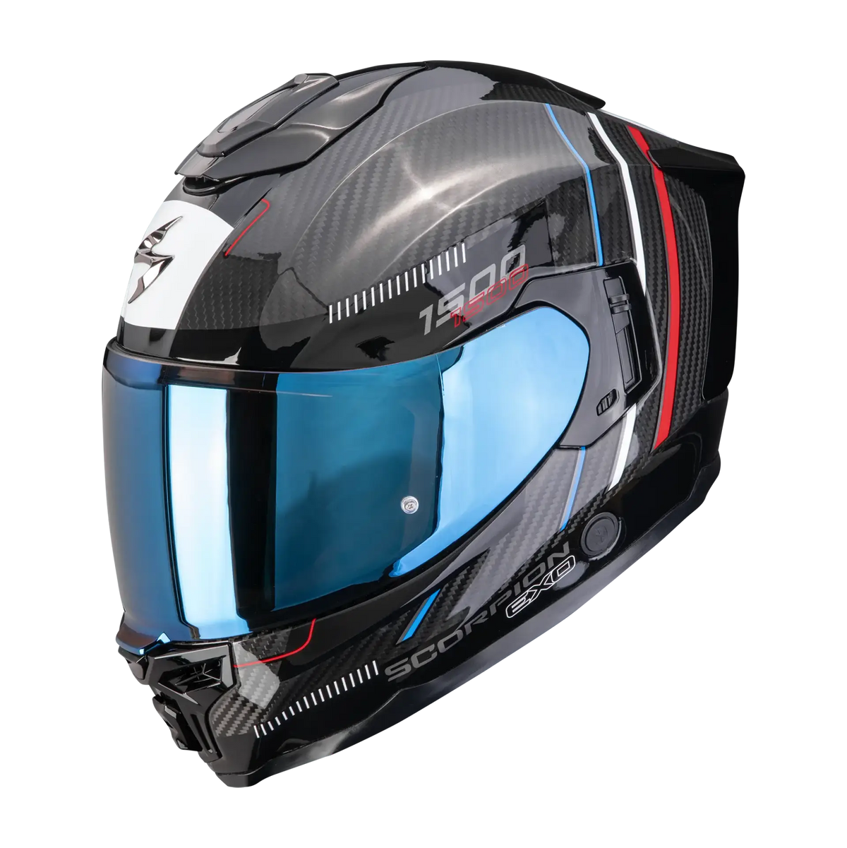 Scorpion EXO-1500 Carbon Zity Black Red Blue