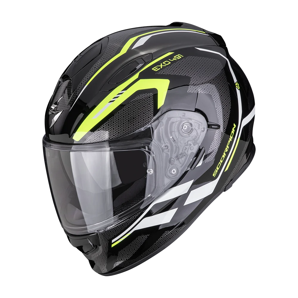 Scorpion Exo-491 Kripta Black Neon Yellow White