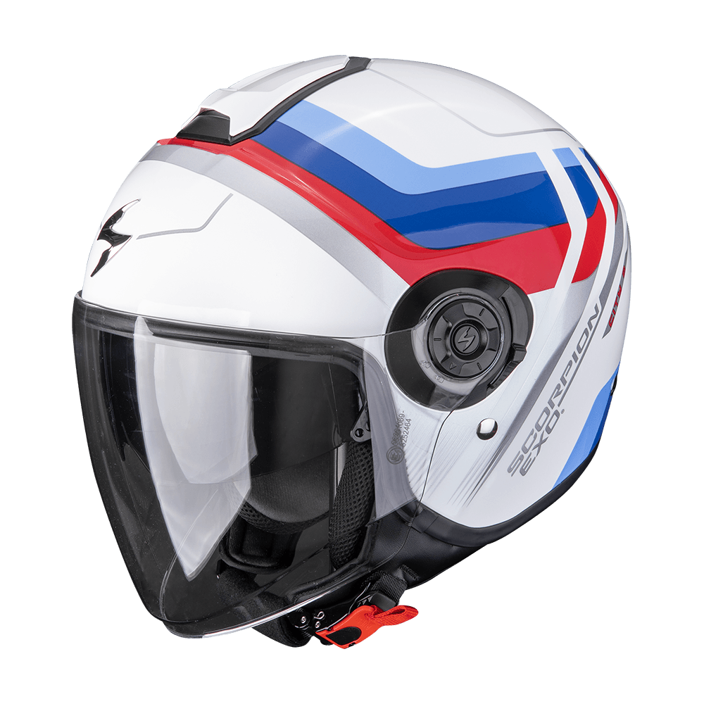 Scorpion Exo-City II Sport White Blue Red