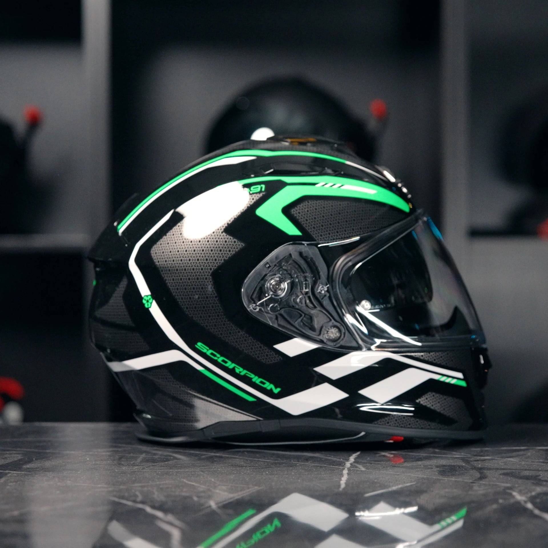 Scorpion Exo-491 Kripta Black-Green-White