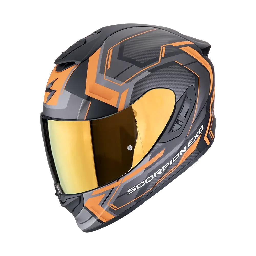 Scorpion Exo-1400 Evo II Air Linart Matt Black-Orange
