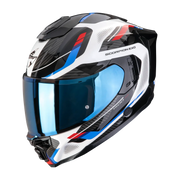 Scorpion EXO-1500 Sleek White Red Blue