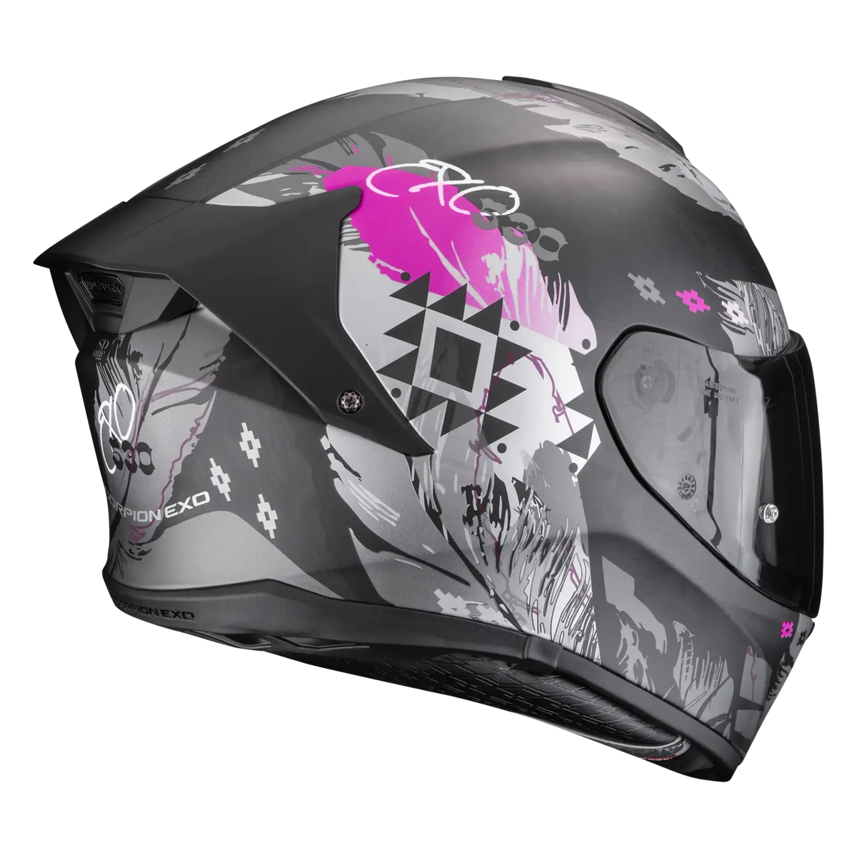 Scorpion EXO-530 Hadji Matt Black Pink