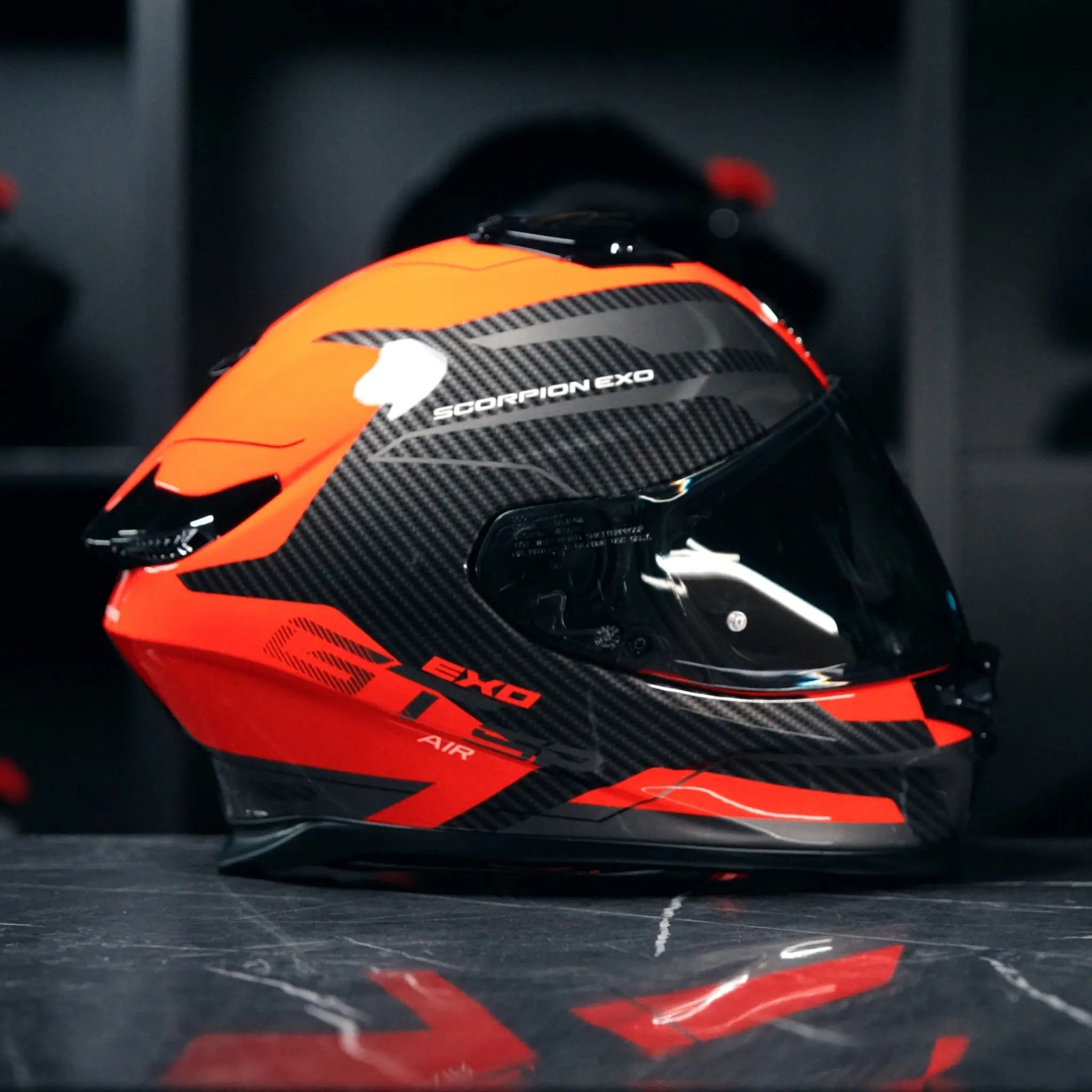 Scorpion EXO-GT SP Air Flex Black Neon Red