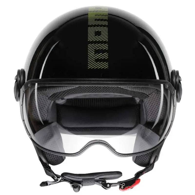 Momo FGTR Classic Stripes Glossy Black Yellow Fluo