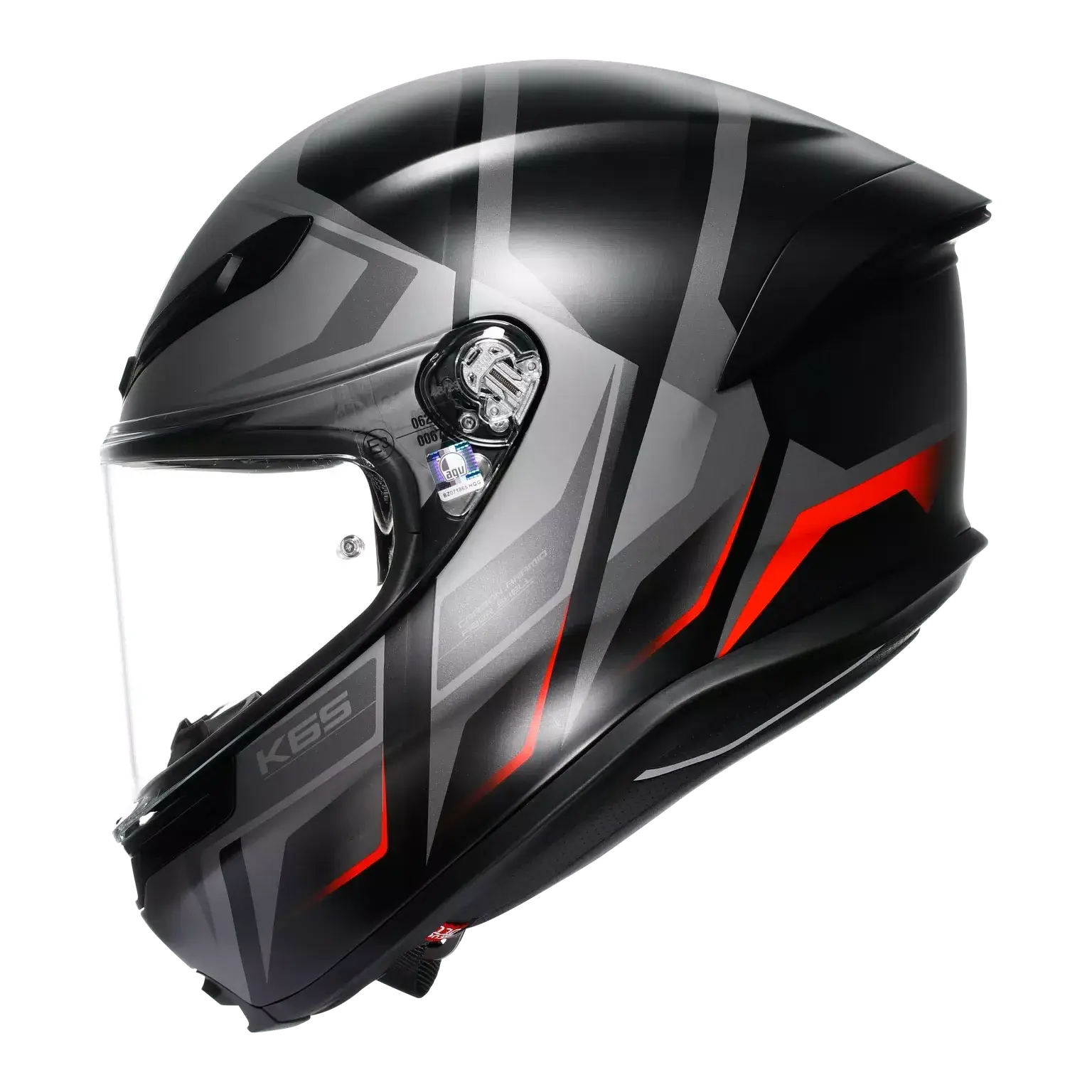 AGV K6 S Karve Matt Black Grey Red
