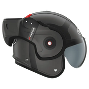 Roof RO9 Boxxer 2 Bond Matt Titan-Black motorhelm met modulaire functionaliteit en matte titan zwarte afwerking