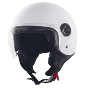 Helm Vito Jet Loreto Glans Wit