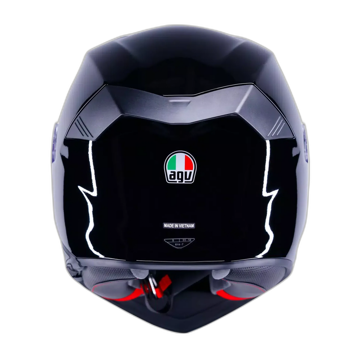 AGV K5 Mono Glossy Black